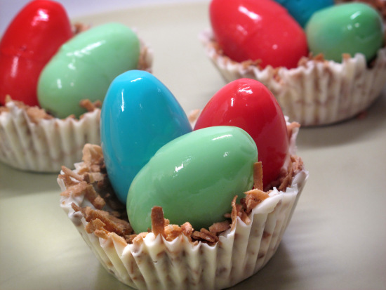 Yummy Jello Nest Eggs.