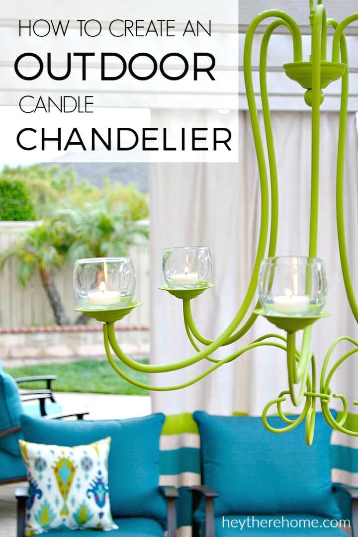 Build An Outdoor Chandelier.