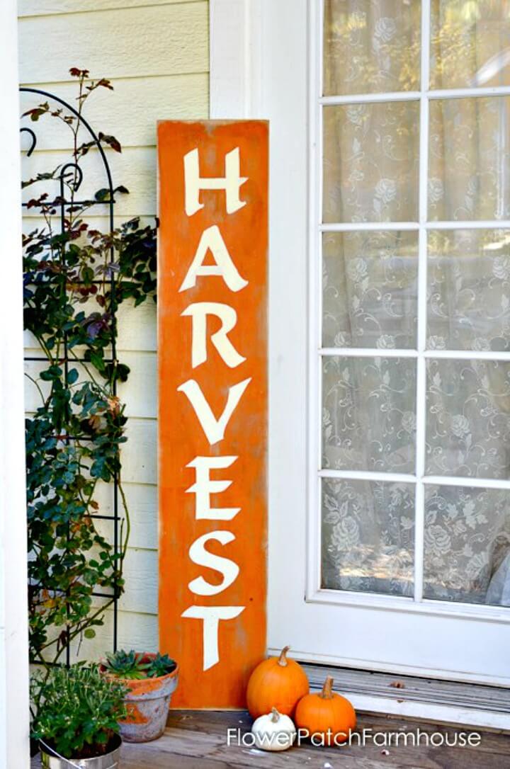 Build a Harvest DIY Sign Ideas