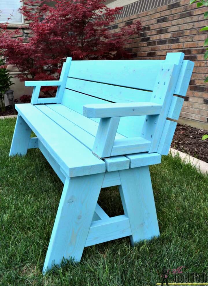 Convertible Picnic Table and Bench.