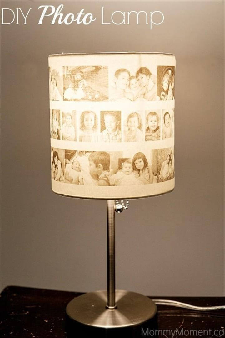 Custom Photo Lampshade.