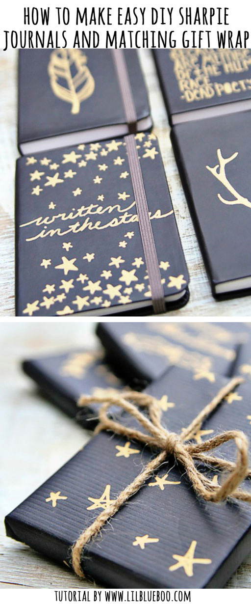 DIY Sharpie Notebook.