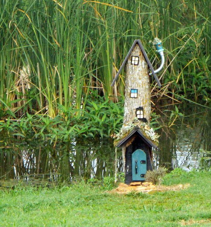 Fairy House From a Stump.