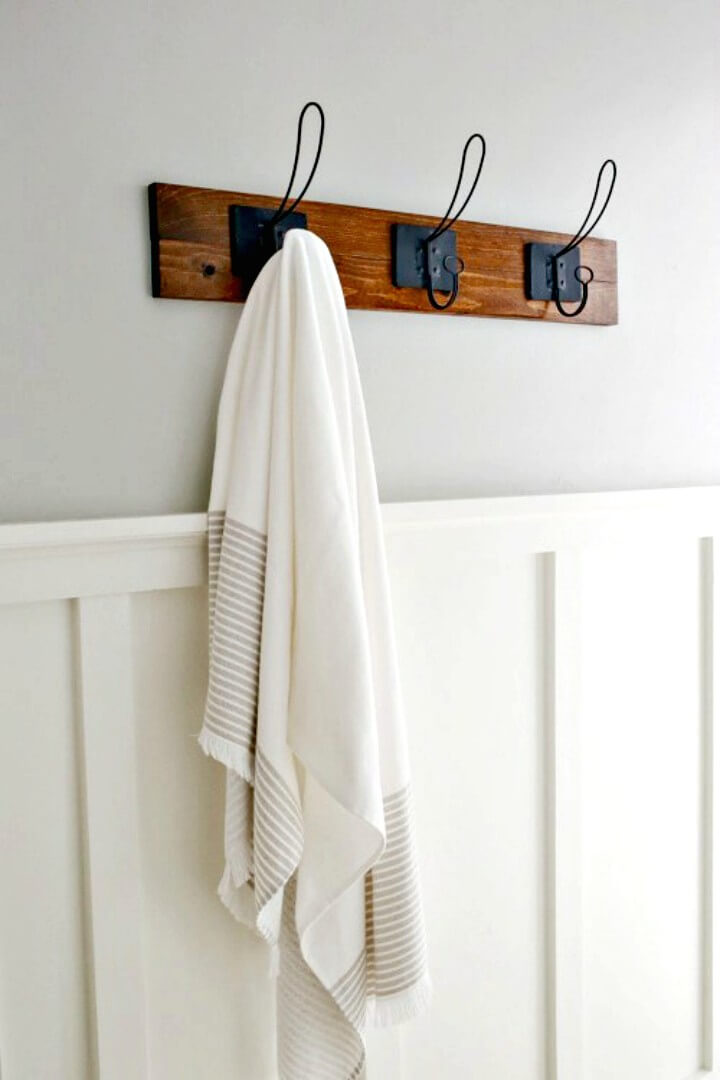Farmhouse Style Towel Rack.