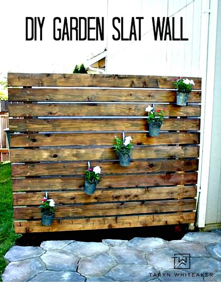 Garden Slat Wall.
