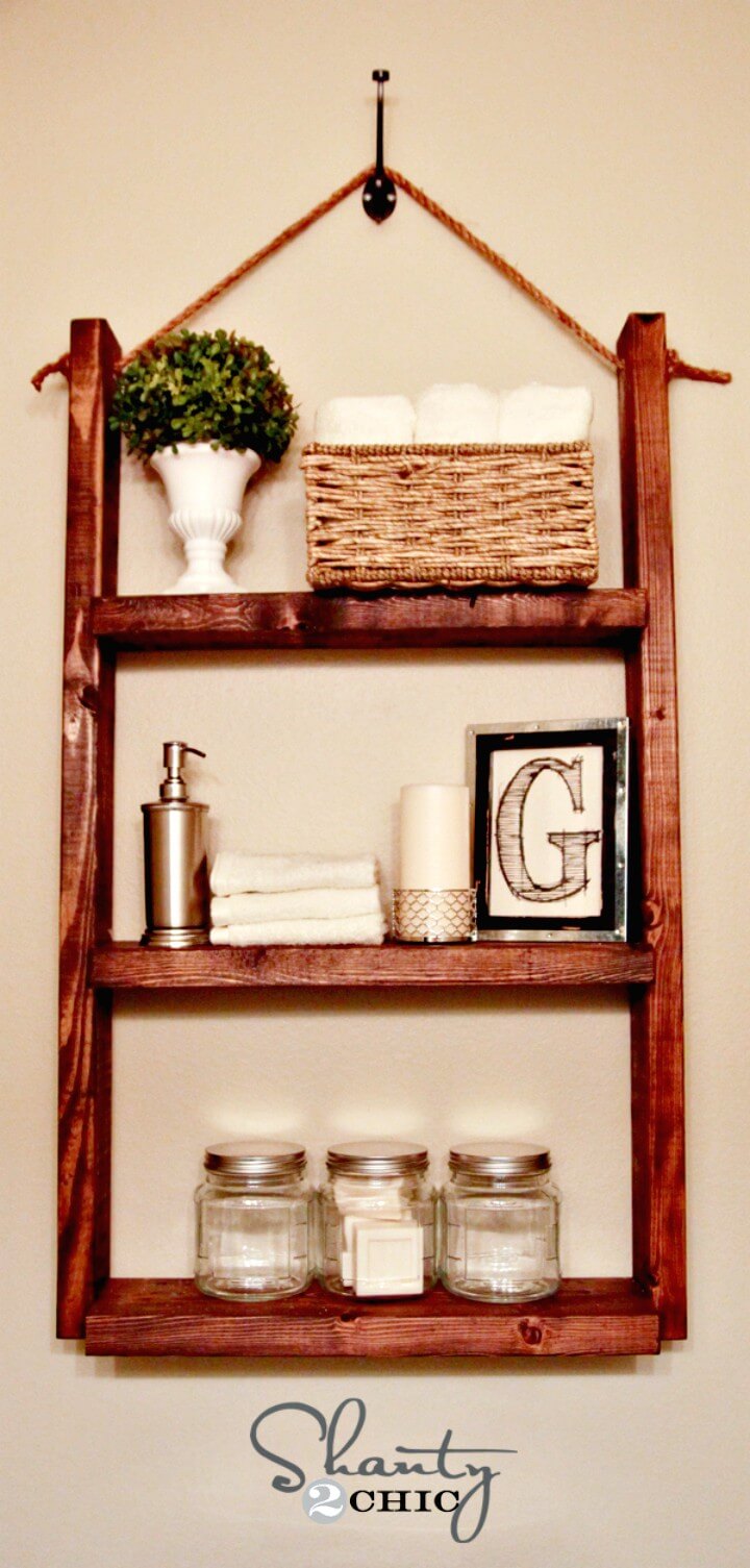 Hanging Bathroom Shelf.