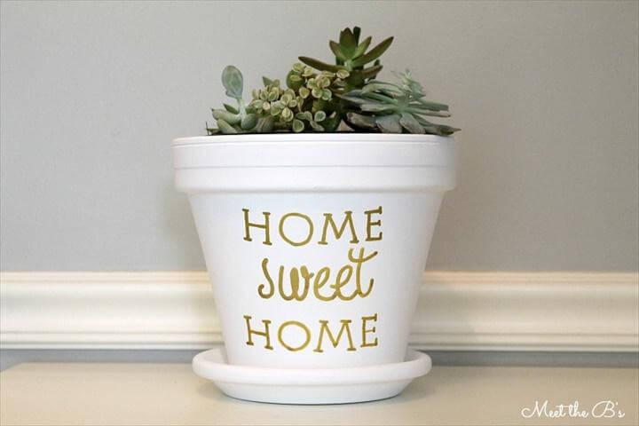 Home Sweet Home Succulent Planter.
