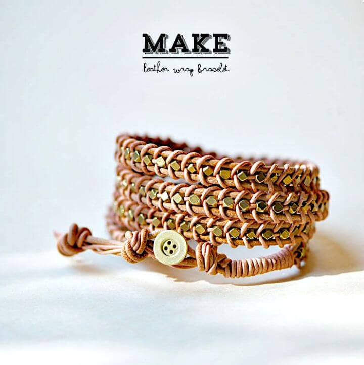 Leather Wrap DIY Bracelet Ideas