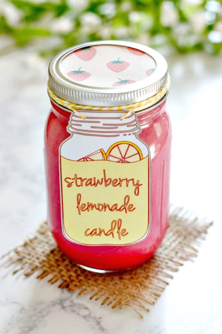 Make Strawberry Lemonade Candle.