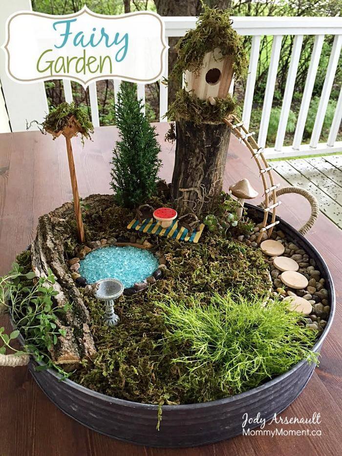 Make a Fairy Garden Affordably.
