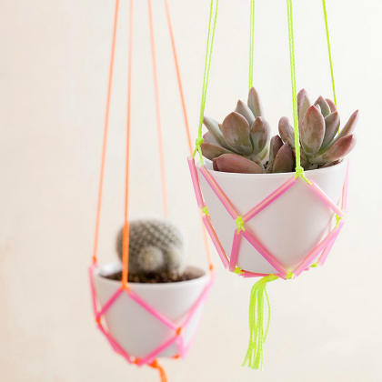 Make this awesome planter. Straw Crafts For Kids