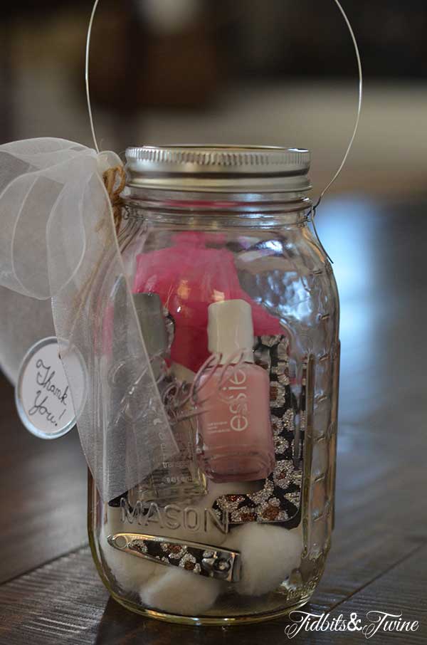 Mason Jar Manicure Kit.