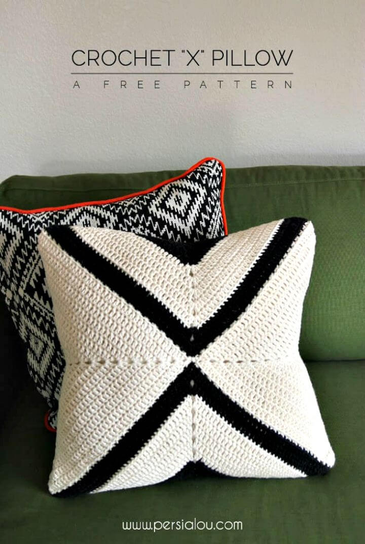 Modern X Pillow.