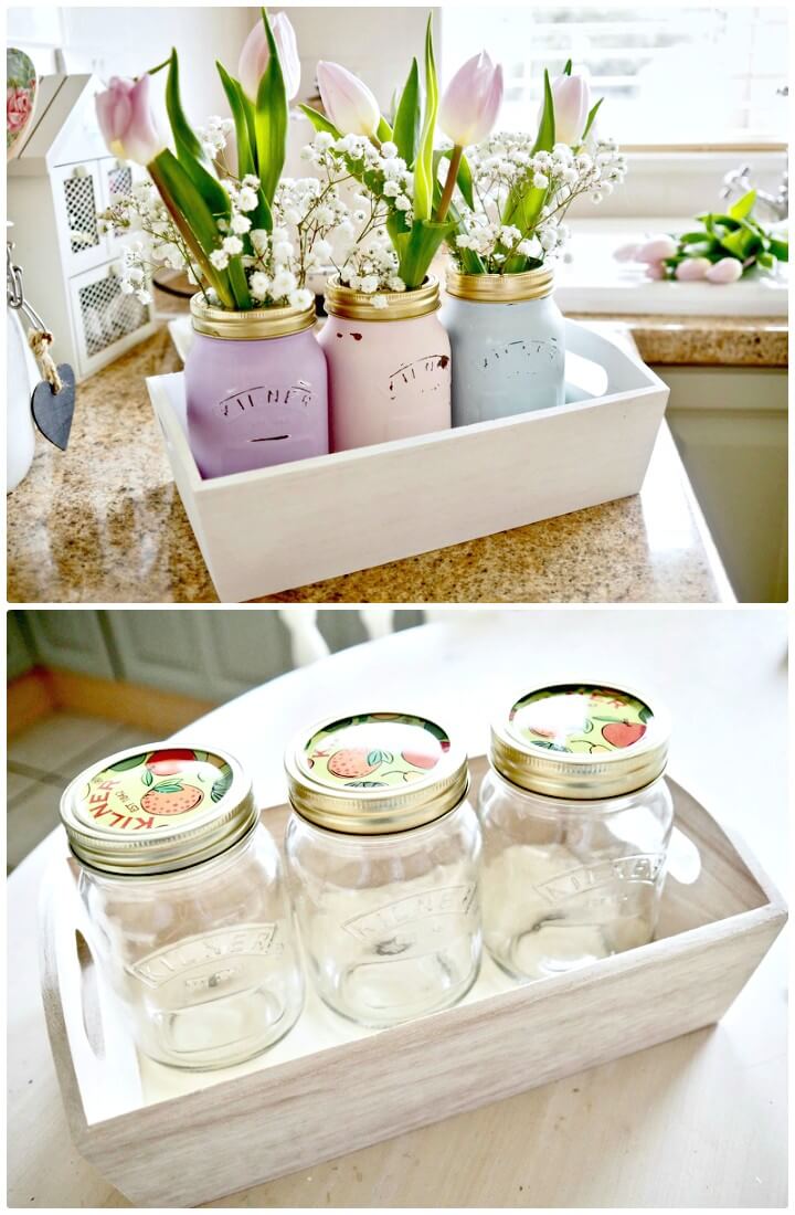 Mother’s Day Gifts Using Chalk Paint and Jars.