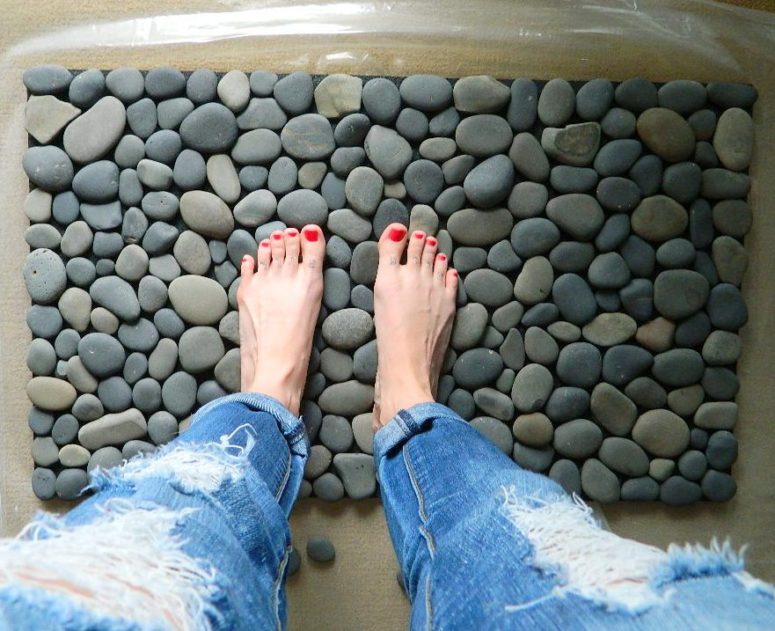 Ocean Stones Bath Mat.