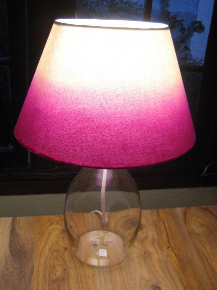 Ombre Hair Dye Lampshade.