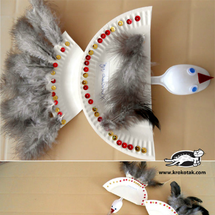 Paper plate birds!