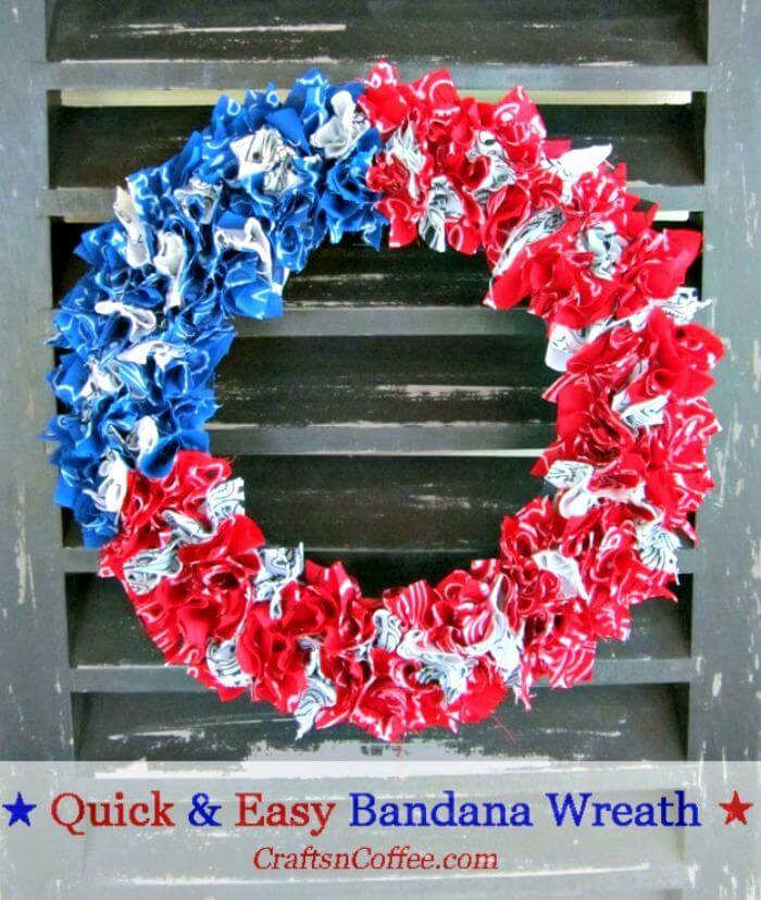 Patriotic Wreath kids.
