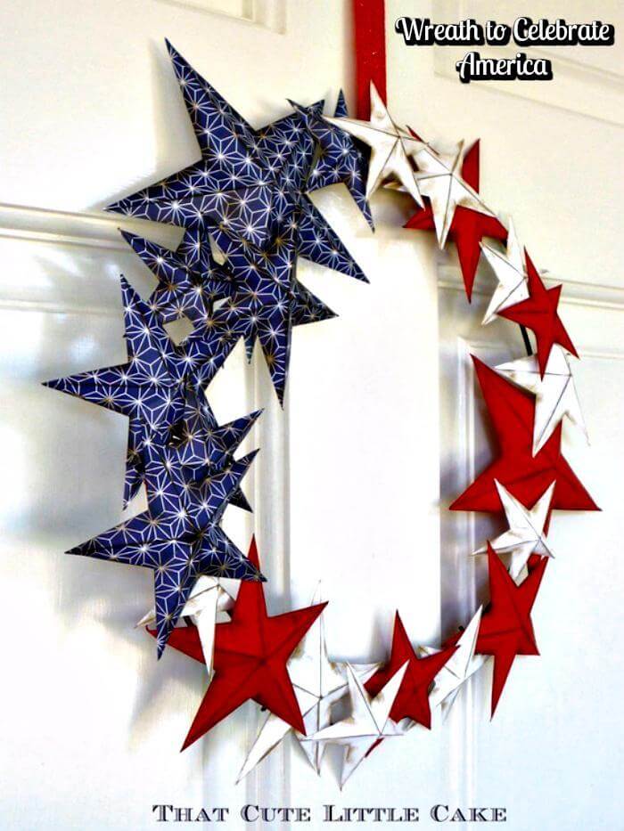 Patriotic Wreath – 4th July.