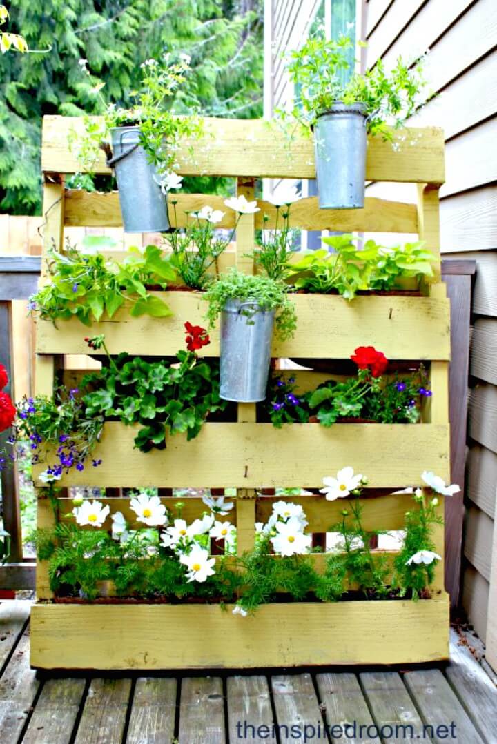 Small Space Pallet Garden.