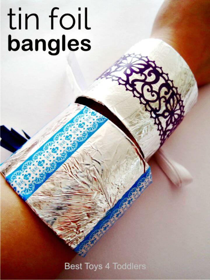 Tin Foil Bangles.