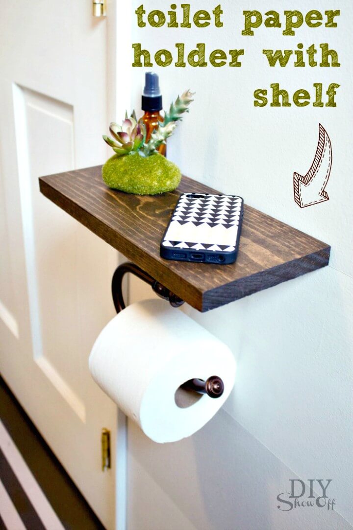 Toilet Paper Holder Shelf.