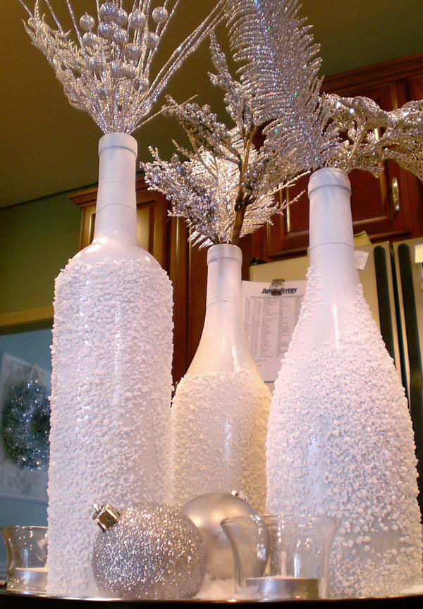 Wine Bottle Centerpieces