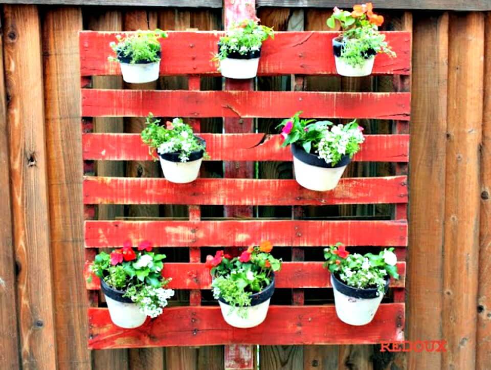 Wood Pallet Planter.