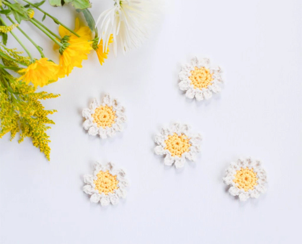 Adorable daisies. Crochet Patterns for Beginners
