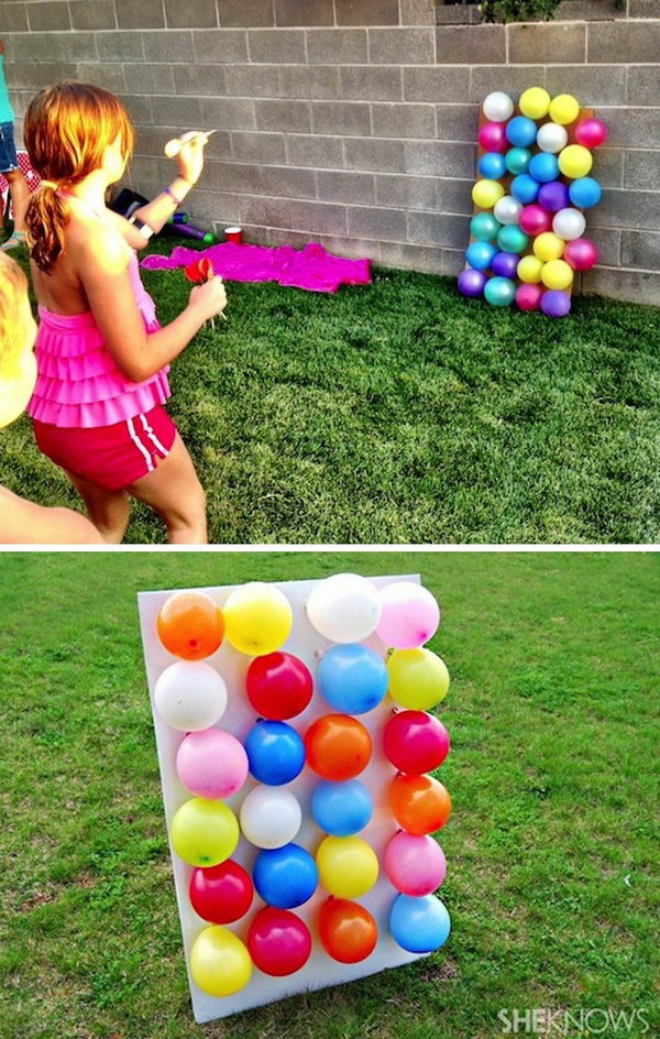 Balloon Dart Board Game.
