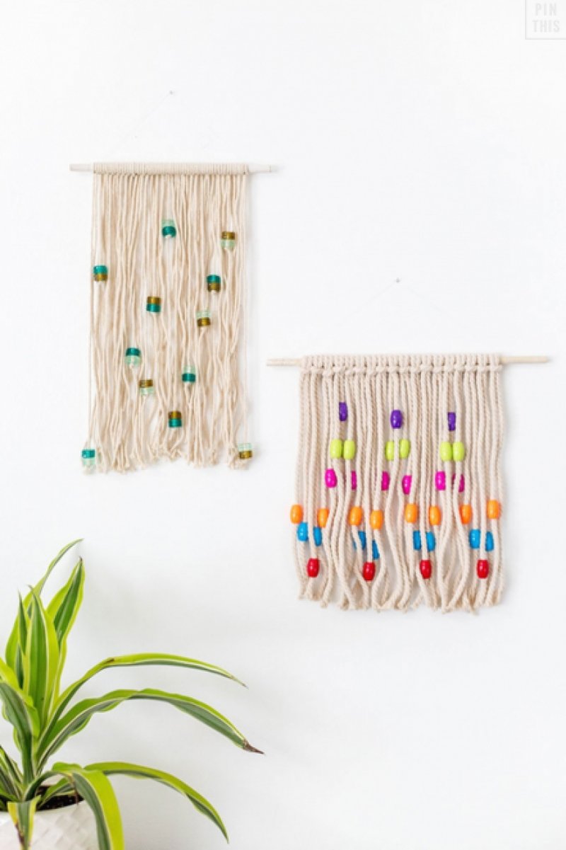 Beautiful DIY Rope Wall Hangings.