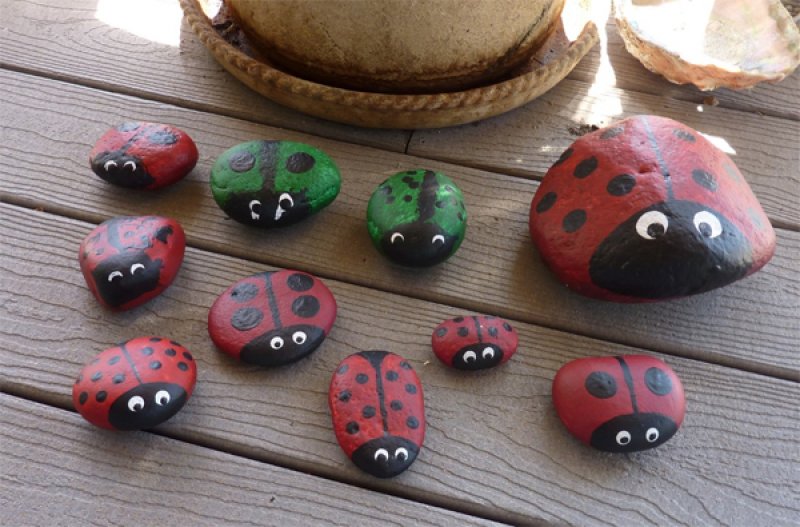 Beloved little animals! Garden Projects with Stones