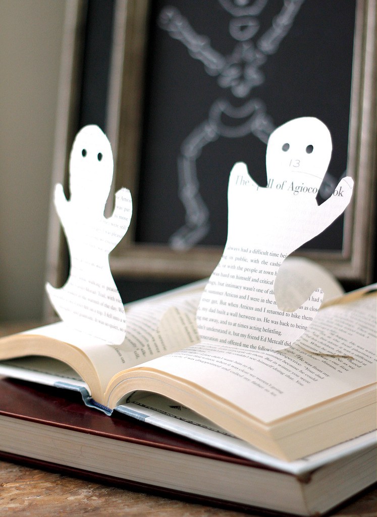 Cardboard to make these cute ghosts.