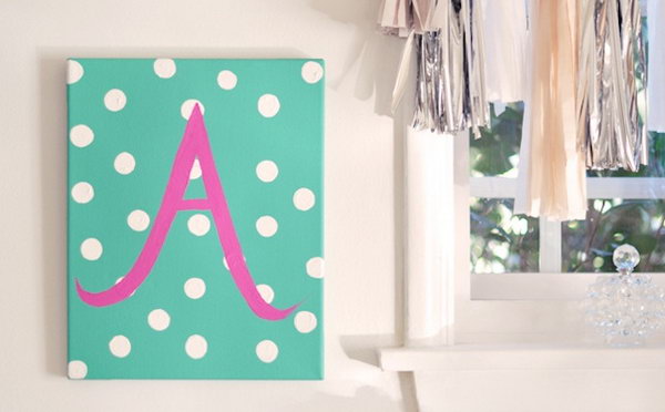 DIY Baby Monogram, Decorating a Baby Room