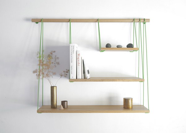 DIY Bridge Shelves.