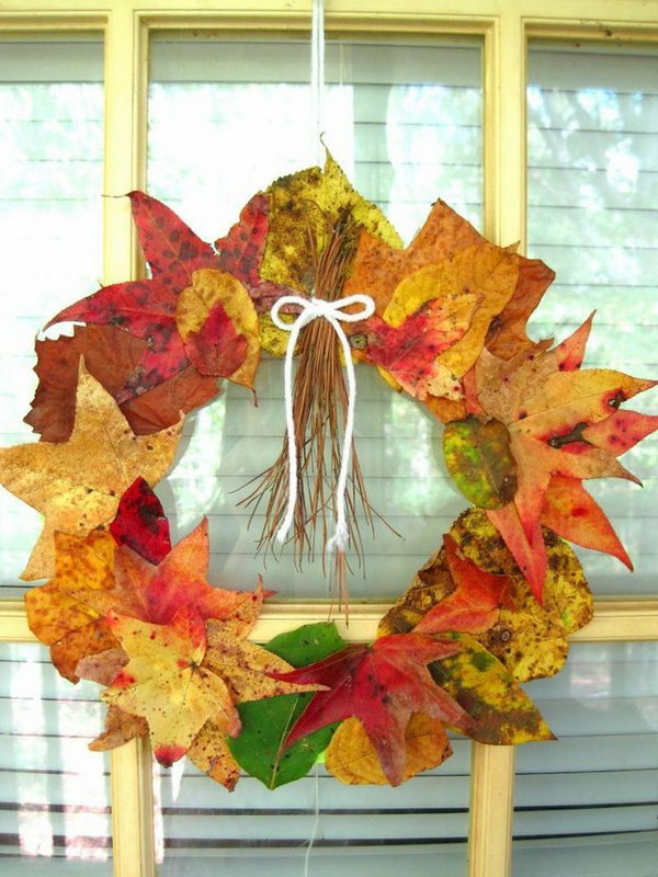 DIY Fall Wreath.