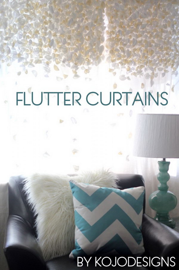 DIY Flutter Curtains.