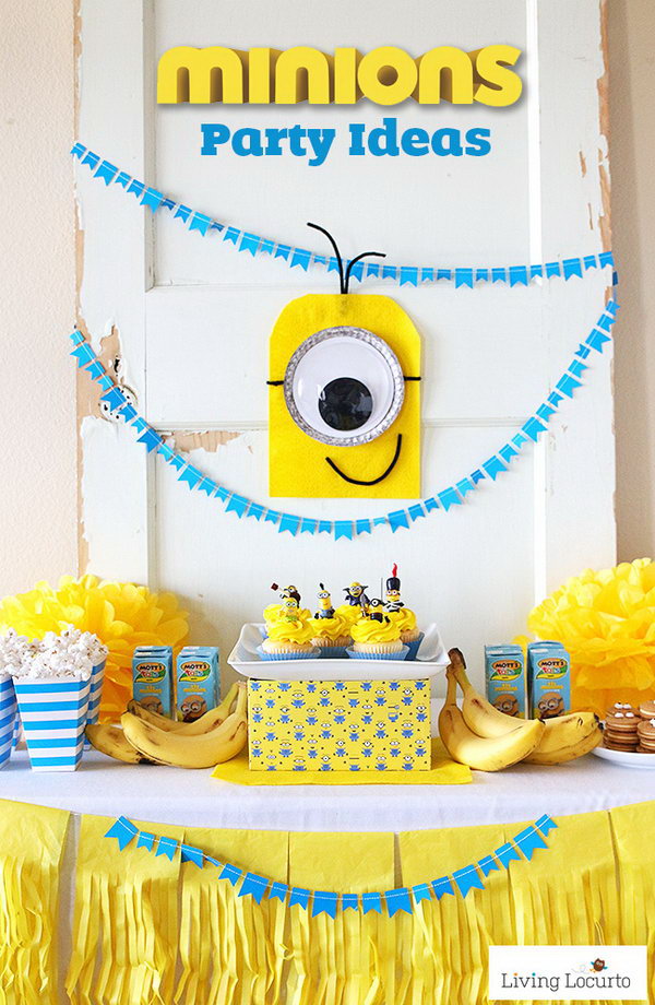 DIY Minion Wall Decoration.