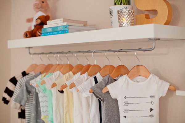 DIY Nursery Shelf for More Storage, Decorating a Baby Room