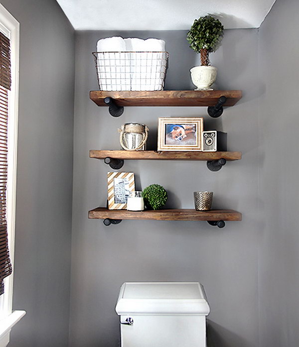 DIY Restoration Hardware Inspired Shelf.