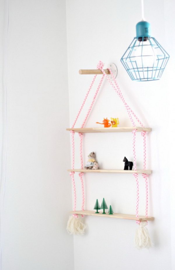 DIY Rope Shelving, Decorating a Baby Room