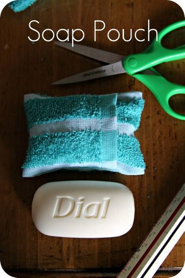 DIY Soap Pouch.