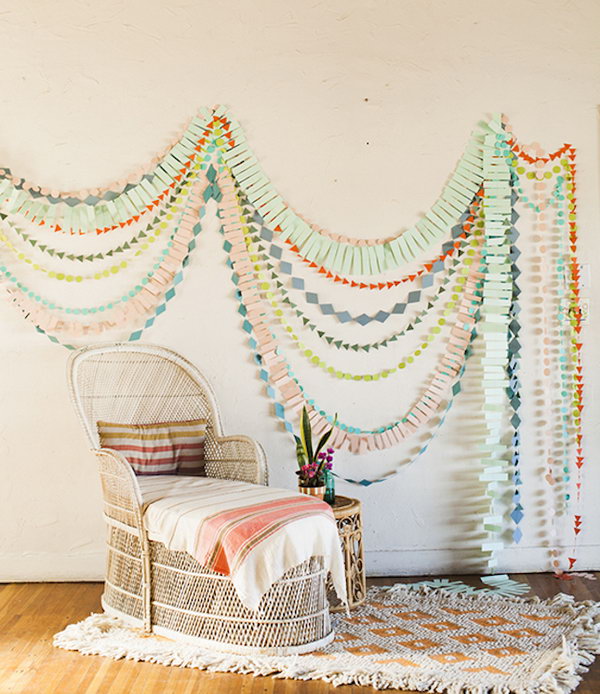 DIY Wall Garlands for Baby Room’s Decorating.