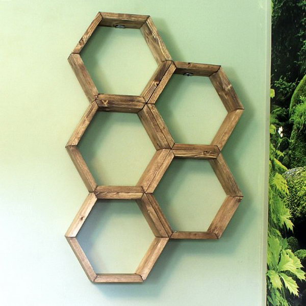 Honeycomb Shelves.