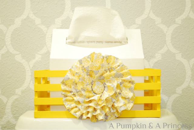 Make a cute tissue box cover.