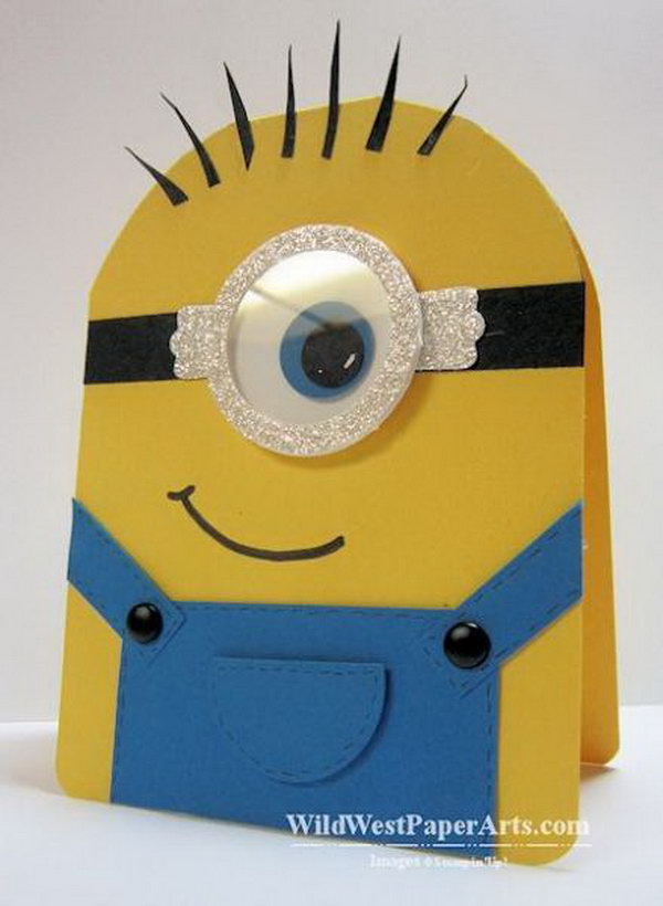 Minion Birthday Card.