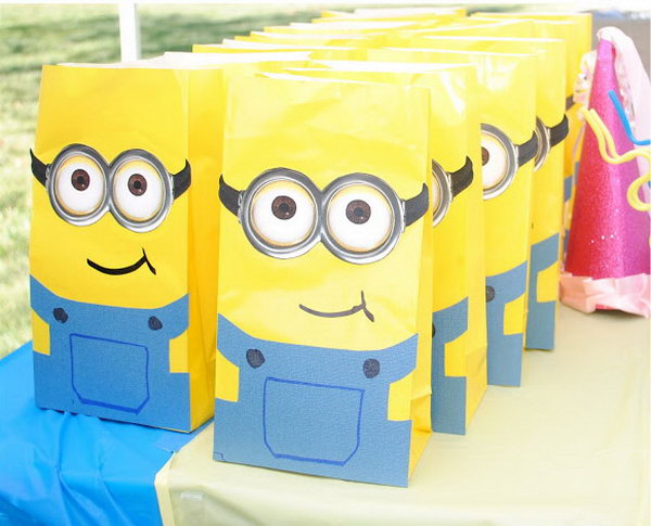 Minion Goodie Bags.