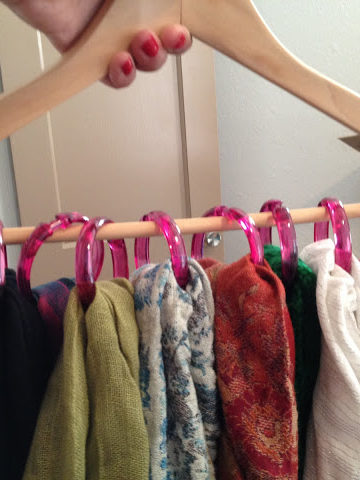 Organize your scarves.