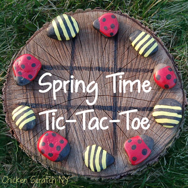 Outdoor Tic-tac-toe Activity.