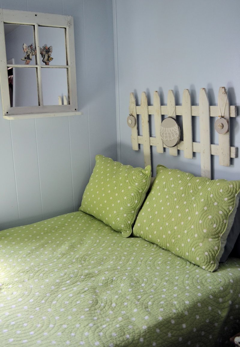 Picket Fence Headboard.